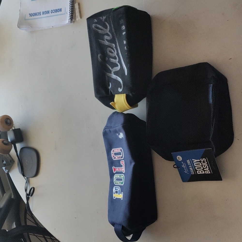 Lot Of 3 Mens Grooming Bags